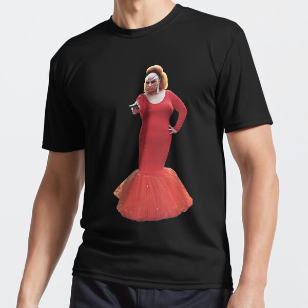 Divine Pink Flamingos (color) Active T-Shirt
