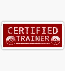 Certified Pokemon Trainer Sticker