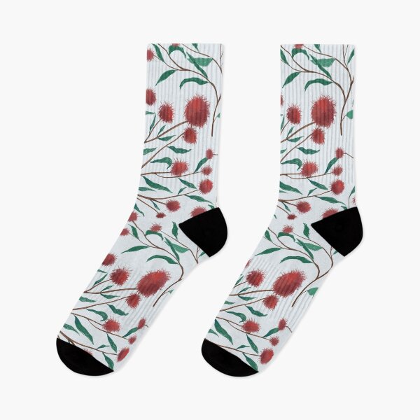 Item preview, Red cotton plant designed and sold by Moksha Patterns.