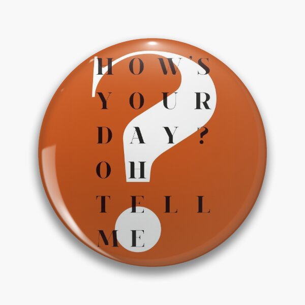 Item preview, How's your day? Oh tell me - Boy with luv by BTS designed and sold by EllinorPrints.