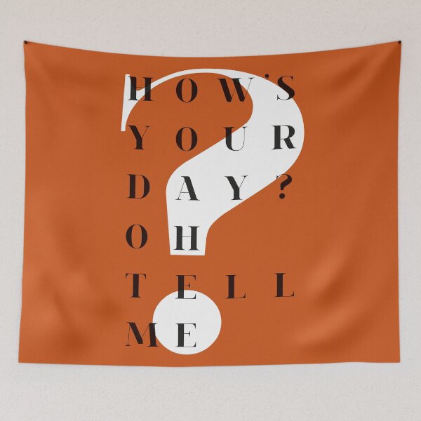 Item preview, How's your day? Oh tell me - Boy with luv by BTS designed and sold by EllinorPrints.