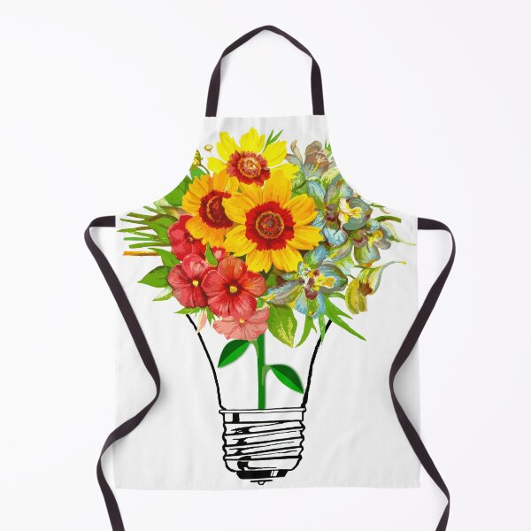 Item preview, Light Bulb with Yellow Flowers designed and sold by DonmedPro1.