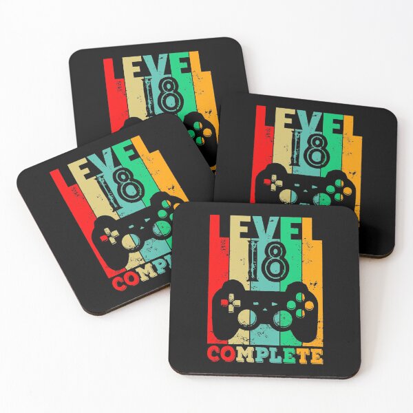 Item preview, Level 18 Complete - Eighteen Bday 18th Birthday Gamer designed and sold by urban-design.