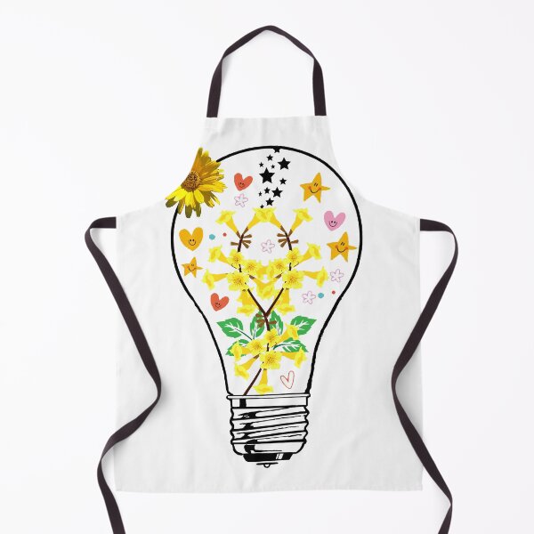 Item preview, Light Bulb with Yellow Flowers designed and sold by DonmedPro1.