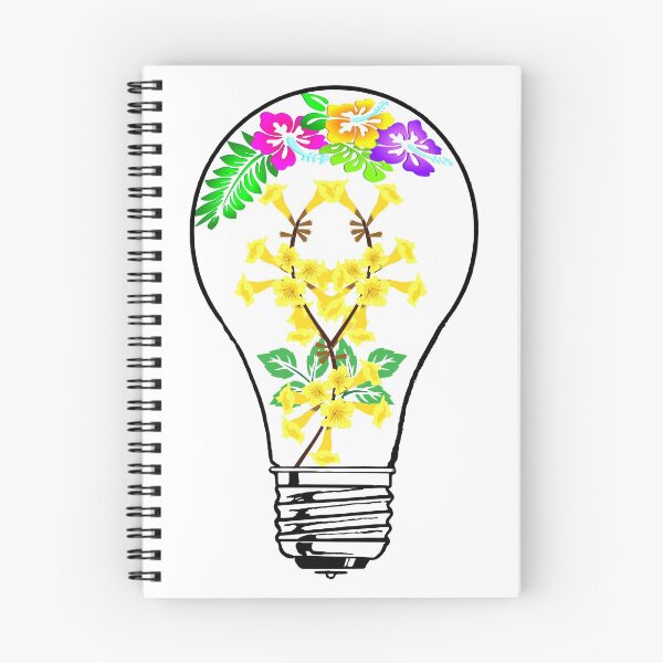 Item preview, Light Bulb with Yellow Flowers designed and sold by DonmedPro1.