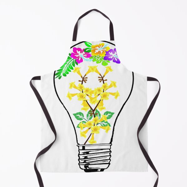 Item preview, Light Bulb with Yellow Flowers designed and sold by DonmedPro1.