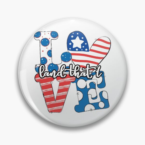 Item preview, Land That I Love, American Flag, July Fourth USA, Patriotic Heart II designed and sold by taby2you.