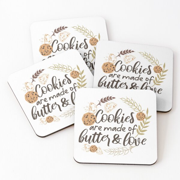 Item preview, Cookies are made of Butter and Love  designed and sold by FlinArt.