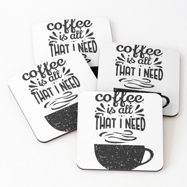Item preview, Coffee Is All That I Need, coffee t shirt designed and sold by T-DESIGNEDZ.