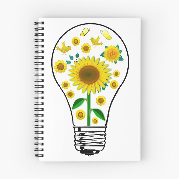 Item preview, Light Bulb with Yellow Flowers designed and sold by DonmedPro1.
