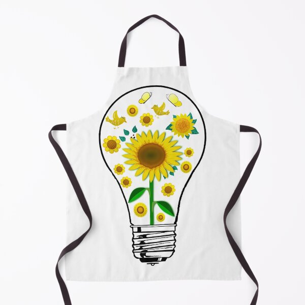 Item preview, Light Bulb with Yellow Flowers designed and sold by DonmedPro1.