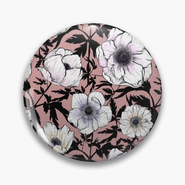 Item preview, Anémonas en tinta designed and sold by Moksha Patterns.