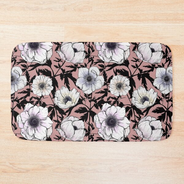 Item preview, Anemones in ink designed and sold by Moksha Patterns.
