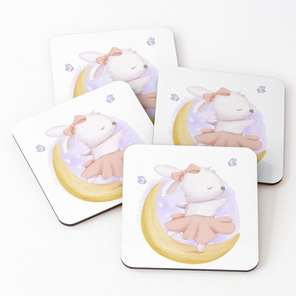 Item preview, baby rabbit moon designed and sold by romio006.