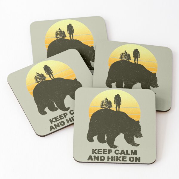 Item preview, Thru hiking the pct trail design. Keep calm hike on when you enter bear territory.. designed and sold by NobelFashion.
