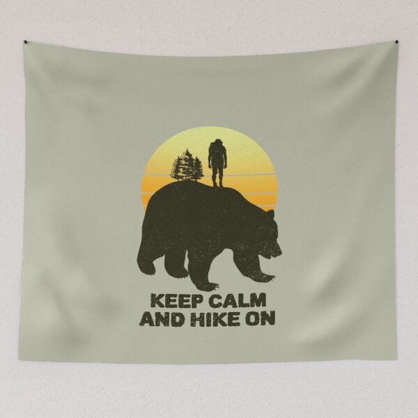 Item preview, Thru hiking the pct trail design. Keep calm hike on when you enter bear territory.. designed and sold by NobelFashion.