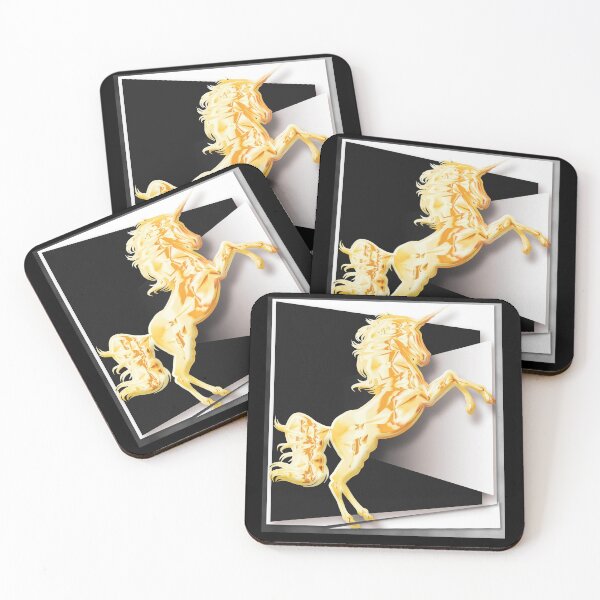 Item preview, Golden Unicorn Pop Art Design designed and sold by MugsAndDuds.