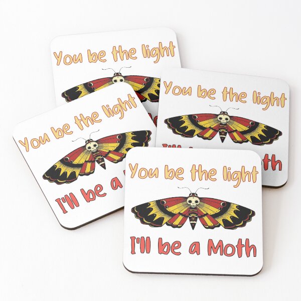 Item preview, Beautiful moth with romantic quote - National moth week designed and sold by GingerArranger.