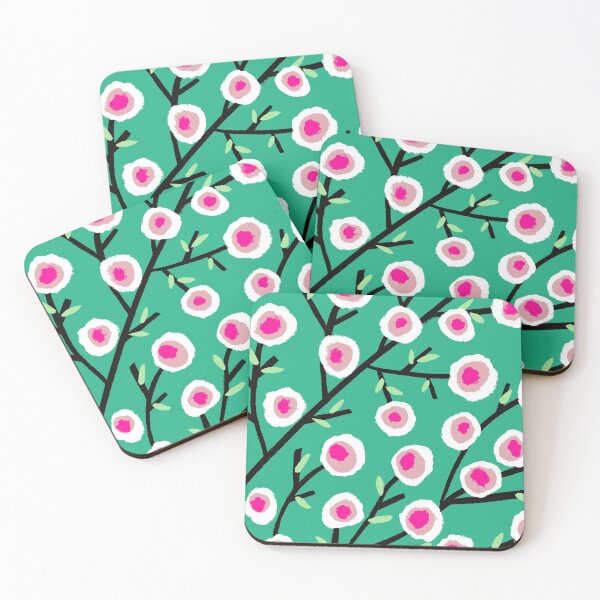 Item preview, Cherry Blossom Tree in Green designed and sold by biglittlestudio.