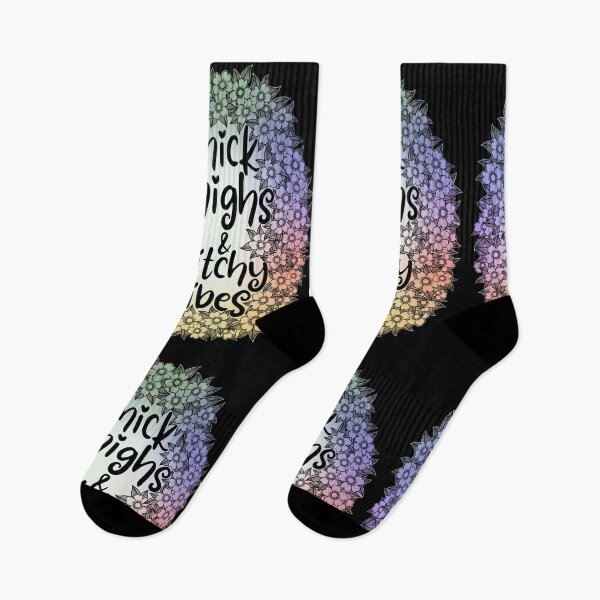 Item preview, Thick thighs witchy vibes cheeky fun saying designed and sold by stickypixie.
