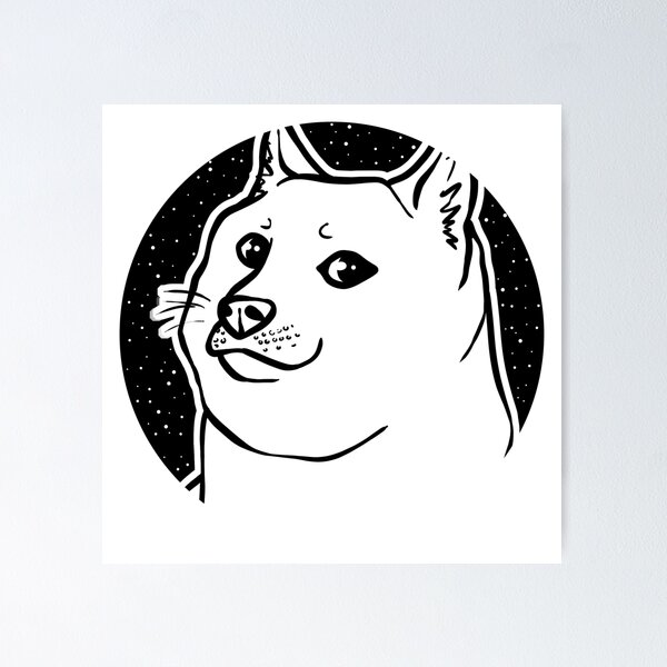 Artikel-Vorschau von Dogecoin, designt und verkauft von politeillusts.