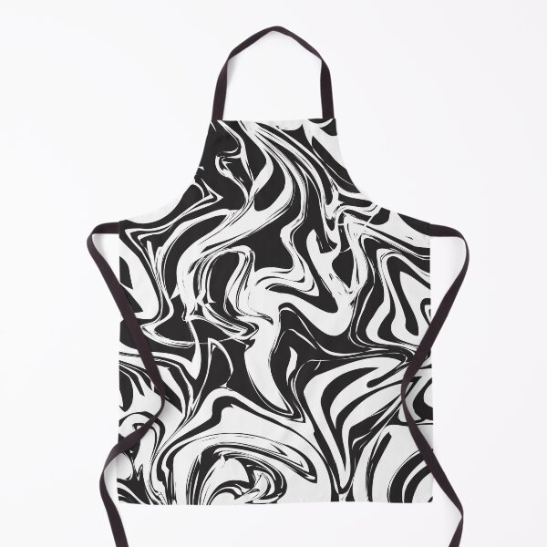 Item preview, Black and white abstract wavy pattern designed and sold by BLMcreations.
