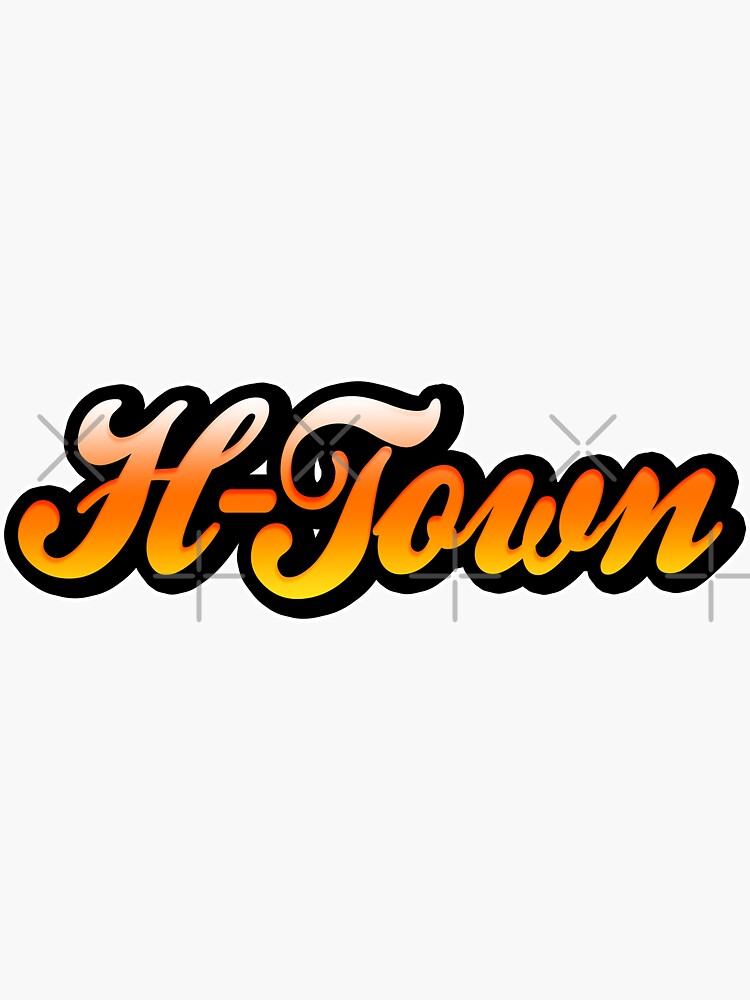 H-Town Sticker - Sticker - Die Cut Vinyl - Bright Print Sticker