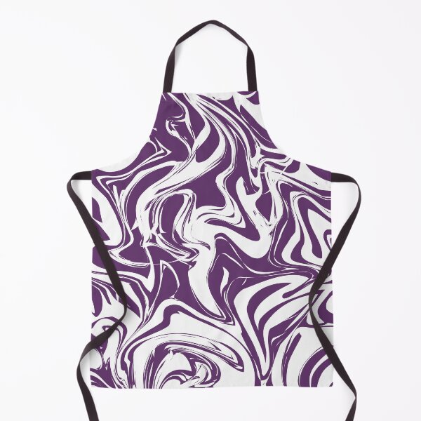 Item preview, Purple and white abstract wavy pattern designed and sold by BLMcreations.