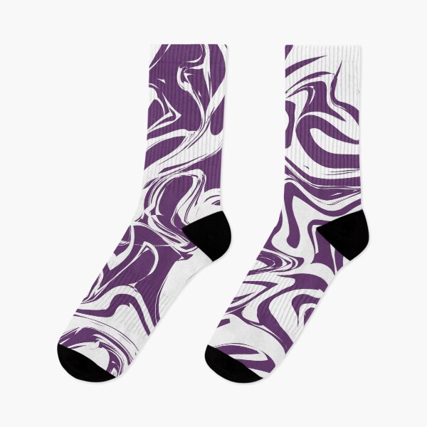 Item preview, Purple and white abstract wavy pattern designed and sold by BLMcreations.
