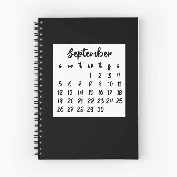 Item preview, (OLD) September bullet journal calendar month 2021 designed and sold by felinefeelings.