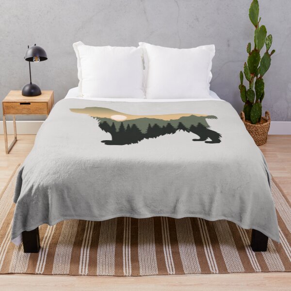 Item preview, cocker spaniel dog forest mountain sunset gift designed and sold by alaechamlal.