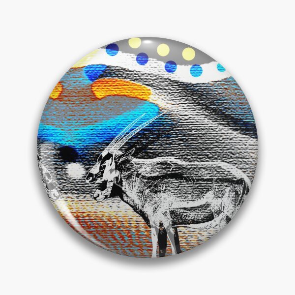 Item preview, Desert Resilience Dune Antelope Orange Blue Grey designed and sold by SpiritGifts.