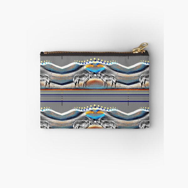 Item preview, Desert Resilience Dune Antelope Orange Blue Grey designed and sold by SpiritGifts.