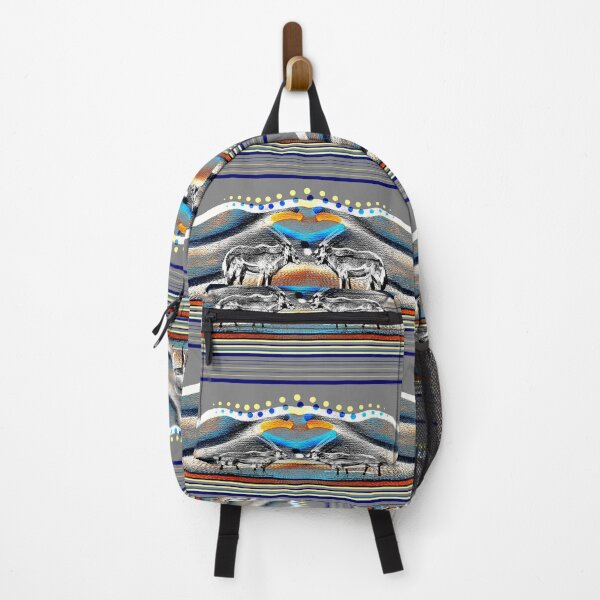 Item preview, Desert Resilience Dune Antelope Orange Blue Grey designed and sold by SpiritGifts.