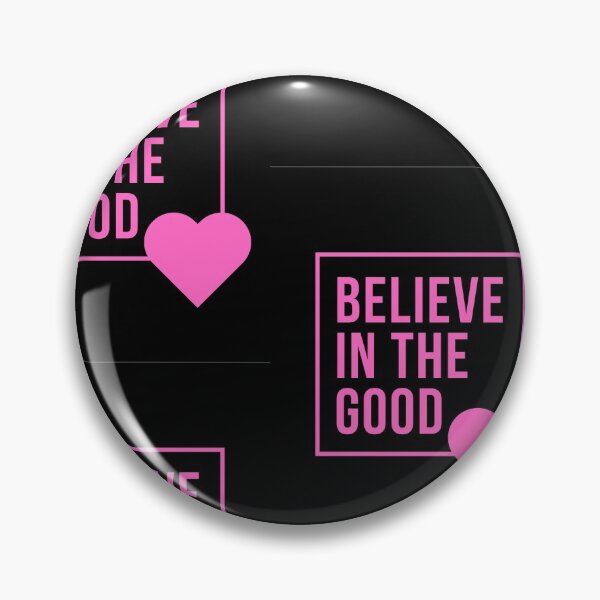 Item preview, Believe in the good - pink heart designed and sold by OceansSupply.