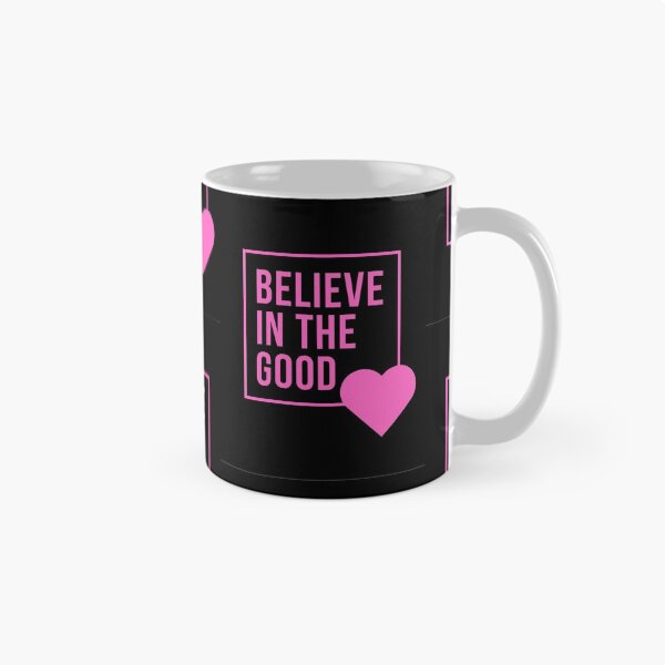 Item preview, Believe in the good - pink heart designed and sold by OceansSupply.