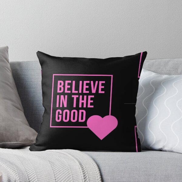 Item preview, Believe in the good - pink heart designed and sold by OceansSupply.