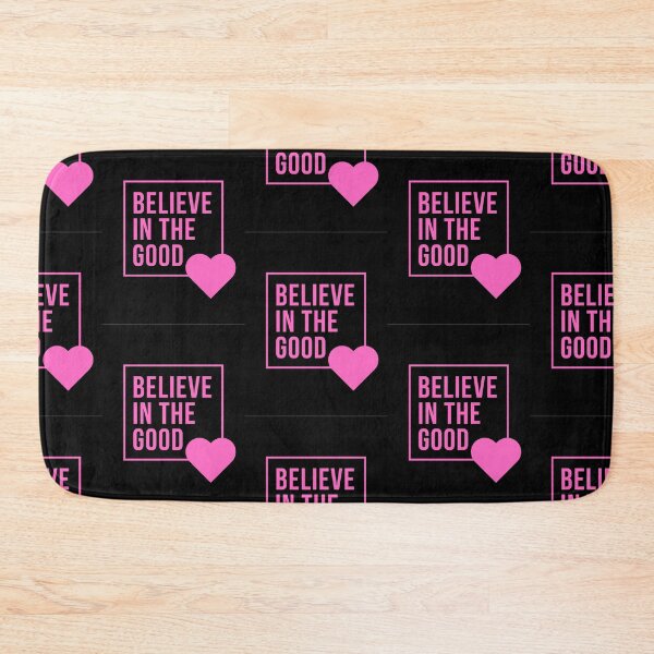 Item preview, Believe in the good - pink heart designed and sold by OceansSupply.