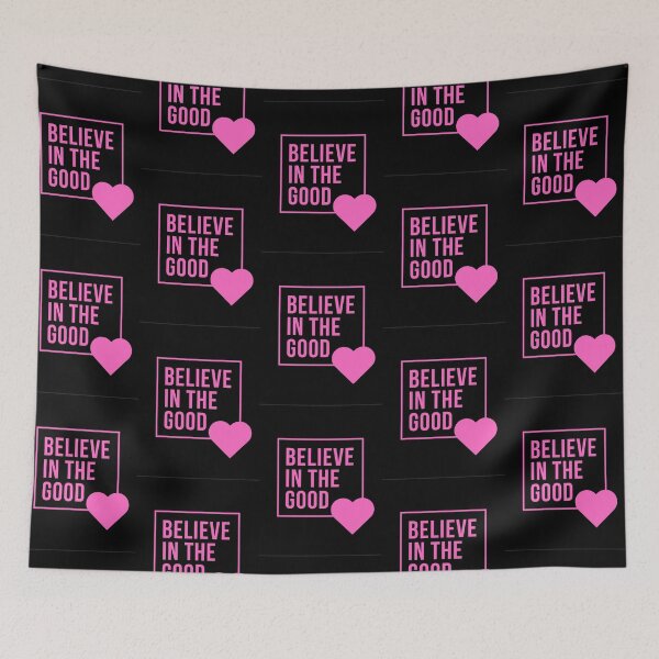 Item preview, Believe in the good - pink heart designed and sold by OceansSupply.
