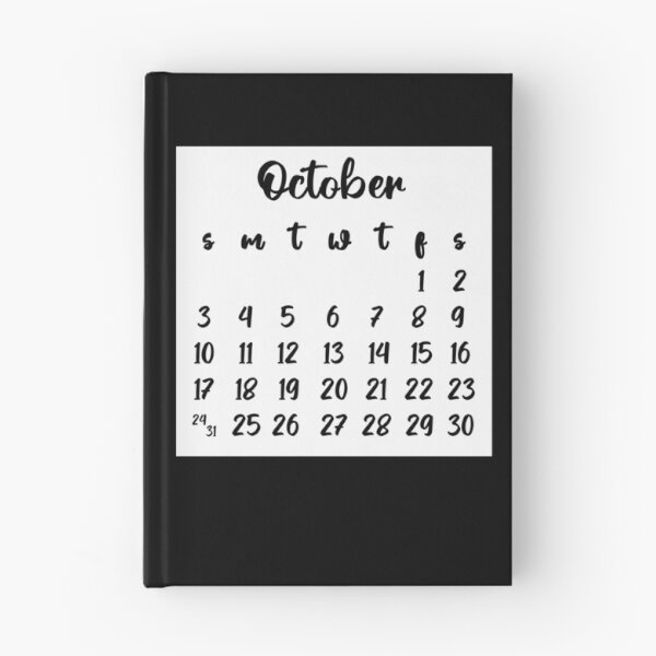 Item preview, (OLD) October bullet journal calendar month 2021 designed and sold by felinefeelings.