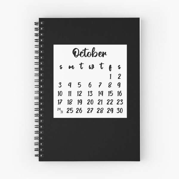 Item preview, (OLD) October bullet journal calendar month 2021 designed and sold by felinefeelings.