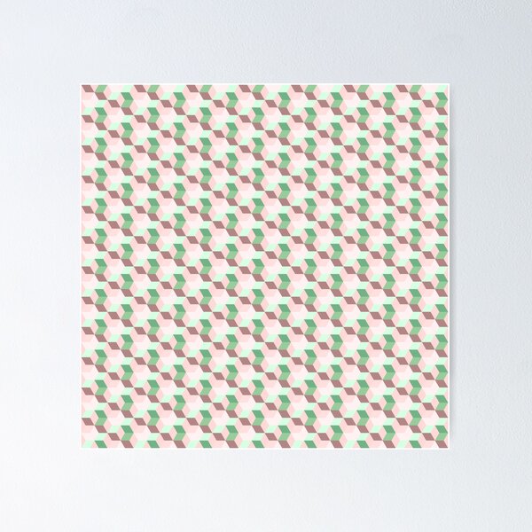 Item preview, Seamless 3D Cube Pattern 16 designed and sold by Jovydesign.
