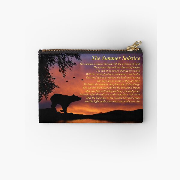 Item preview, Summer Solstice Blessing with Bear Birds Tree and Water designed and sold by Stephanie Laird.