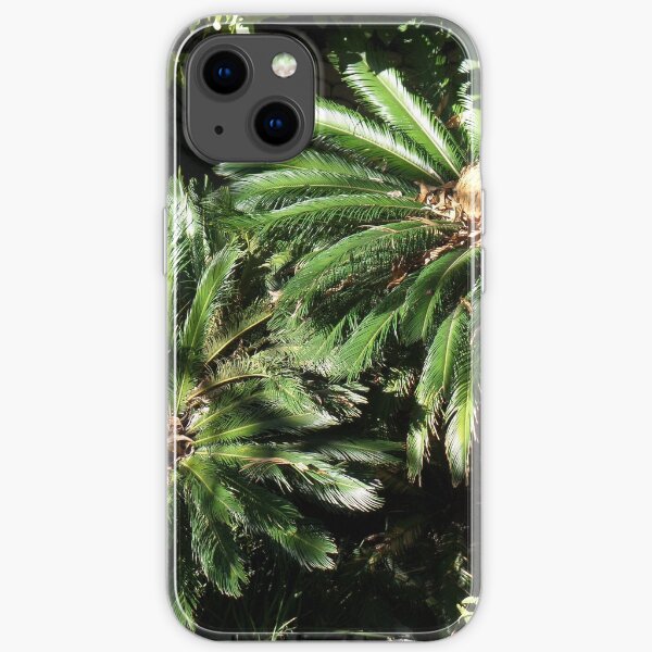 His and her palm trees iPhone Soft Case