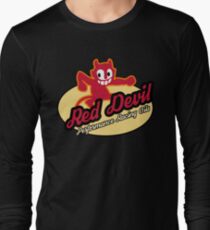 Red Devil Hot Rod logo Long Sleeve T-Shirt