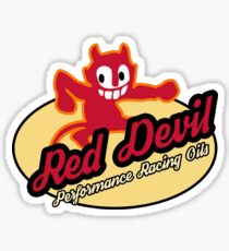 Red Devil Hot Rod logo Sticker