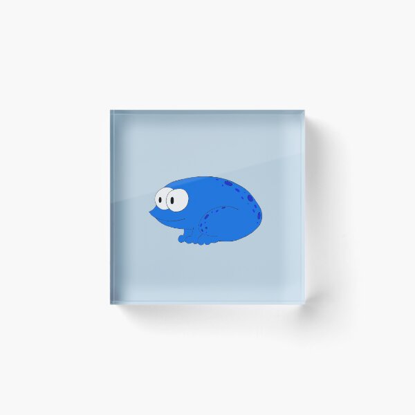 Item preview, Blue frog designed and sold by Cutest-Raccoon.