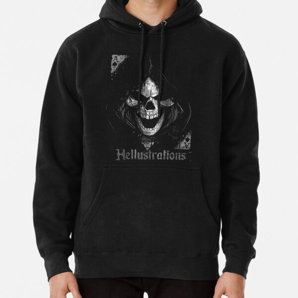 Ace of Spades Grim Reaper Pullover Hoodie for Sale by pm325 Redbubble