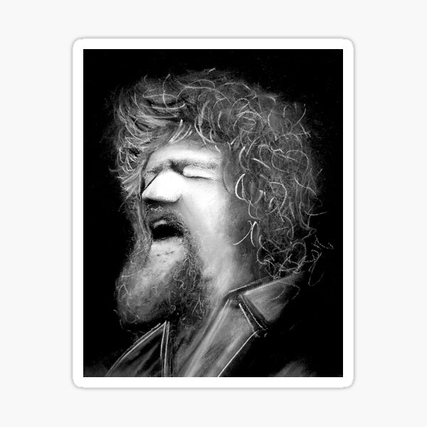 Vista previa del artículo con la obra «Luke Kelly | Los dublineses | Raglan Road | Canciones de música folclórica irlandesa | Grace | Comprar arte irlandés |», diseñado y vendido por BuyIrishArt.