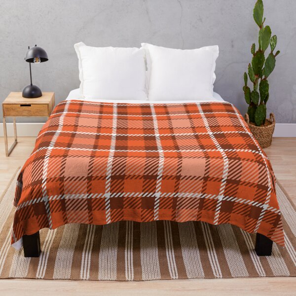 Item preview, Orange tartan plaid pattern designed and sold by Osting.